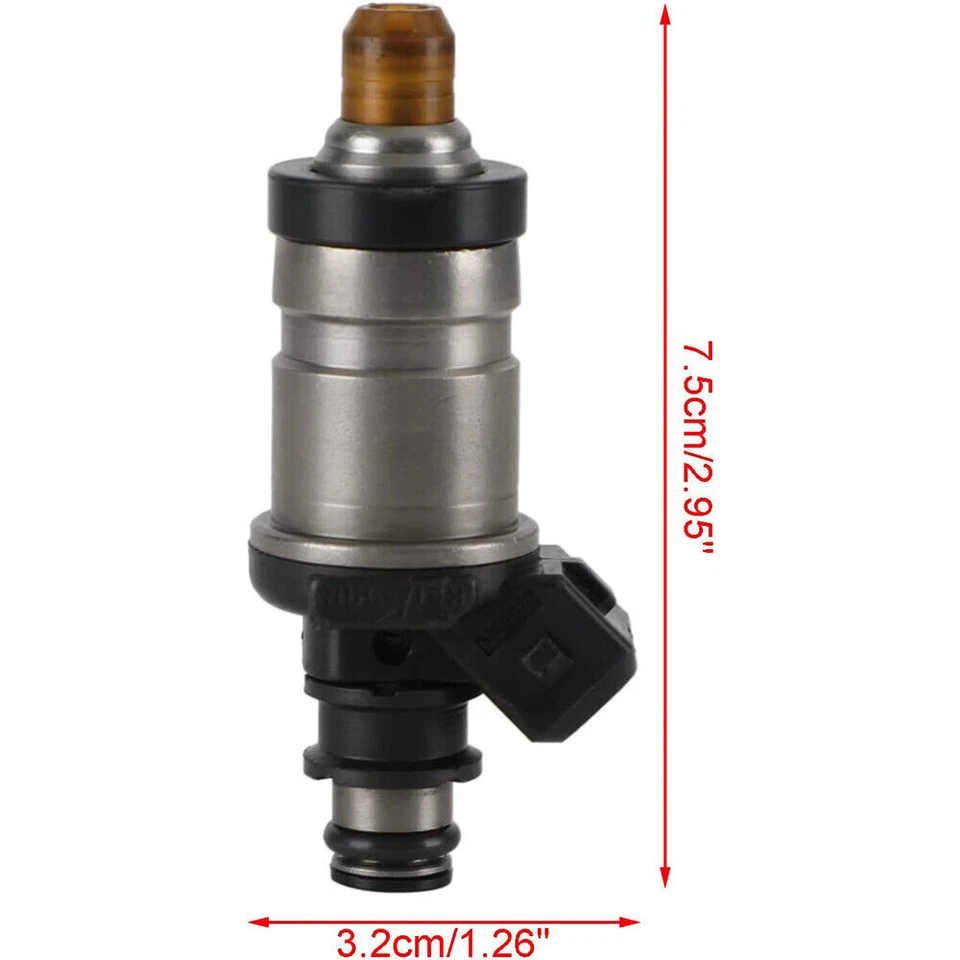 Set 4 Fuel Injector FJ267 for 1985-1997 Acura Honda Accord 2.2L L4 FJ265 - Изображение 2 из 4