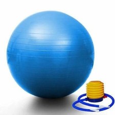 29" 75cm Yoga Ball Exercise Pilates Balance Gymnastic Fitness With Air Pump