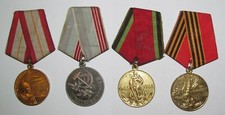 4 pieces USSR Military Anniversary Medal