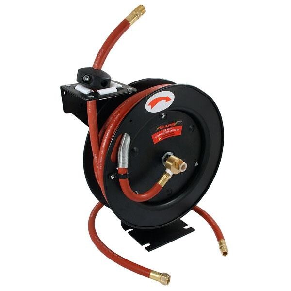 Neilsen CT1056 30ft Air Hose Reel 3/8in x 30ft Auto-Retractable Air Line Hose Reel 3/8in Diameter Fitting 300psi Working Pressure Spring Powered Auto Rewind - Image 6