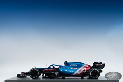 1/18 Spark Alpine A521 Esteban Ocon Hungarian GP 2021 🤝ALSO OPEN