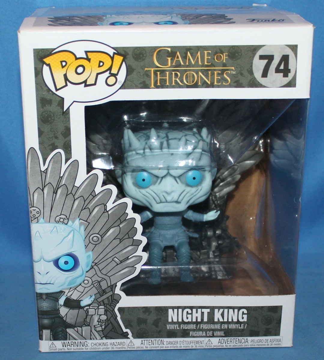 NEW FUNKO POP GAME OF THRONES NIGHT KING ON THRONE VINYL FIGURINE