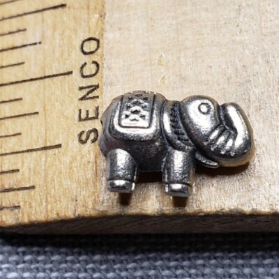 Pendentif Vintage Charm Éléphant Miniature - Occasion, Sans Marque, Parfait Pour Collier