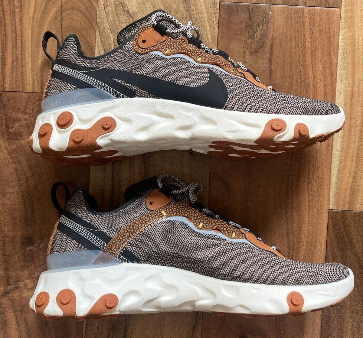 Nike React Element 55 SE Running Mens Shoes Sneakers Bio Beige CD2153-200  Size 8 | eBay