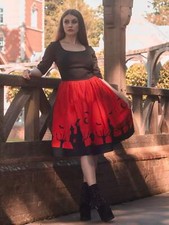 Amber-lea Haunted House Swing Dress Collectif Plus Size 16 18 20 22 Halloween