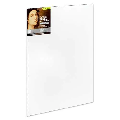 Ampersand Art Supply Wood Gesso Artist Painting Panel: Primed