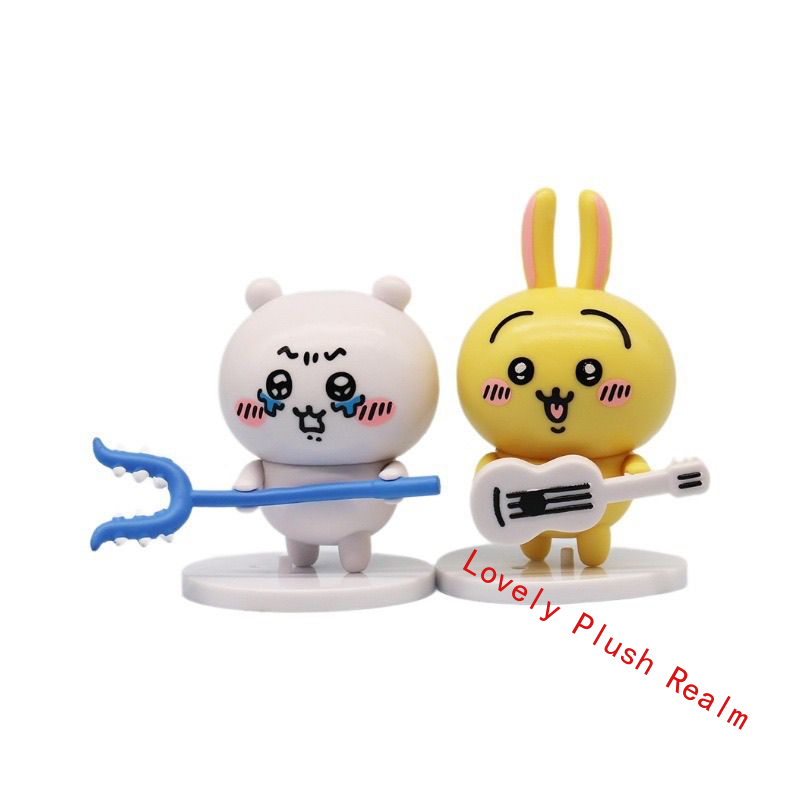 6 Pcs/set Chiikawa Figure Doll Model Hachiware Usagi Statue