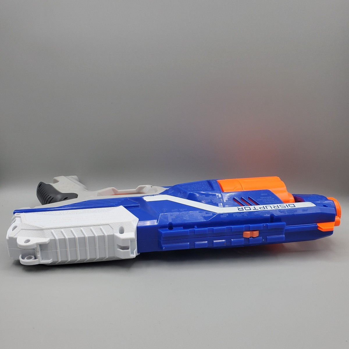 NERF Dart Gun Blue Elite Disruptor Toy Rotating 6 Strike Barrels