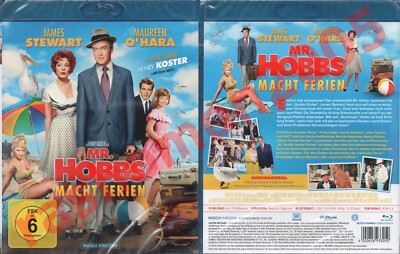 Blu-ray MR MISTER HOBBS MACHT FERIEN (1962) James Stewart Maureen O'Hara OOP NEU