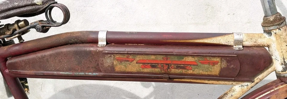 1920s Shelby Traveler Airplane Bicycle Prewar Toolbox Tank Motorbike Lindy - Image 3 of 4