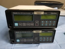 Lot of 2 Ohmeda Biox 3700 Pulse Oximeter SaO2 Pulse Rate Patient Monitor