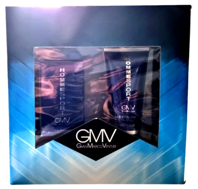 GMV GIAN MARCO VENTURI Herren Set Eau de Toilette 30 ml + Hair Body Shampoo 100 ml