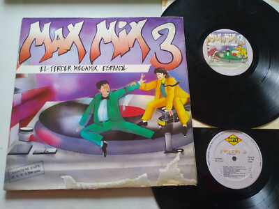 MAX MIX 3 Third Megamix MAX Music 1986 Italo Dance - 2 X LP VINYL 12'' G+/VG