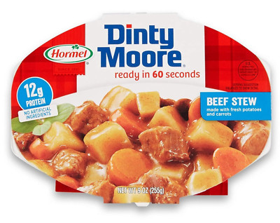 (6 Pack) Dinty Moore Beef & Vegetables Stew, Hearty Meals, Gluten Free, 9 Ounce