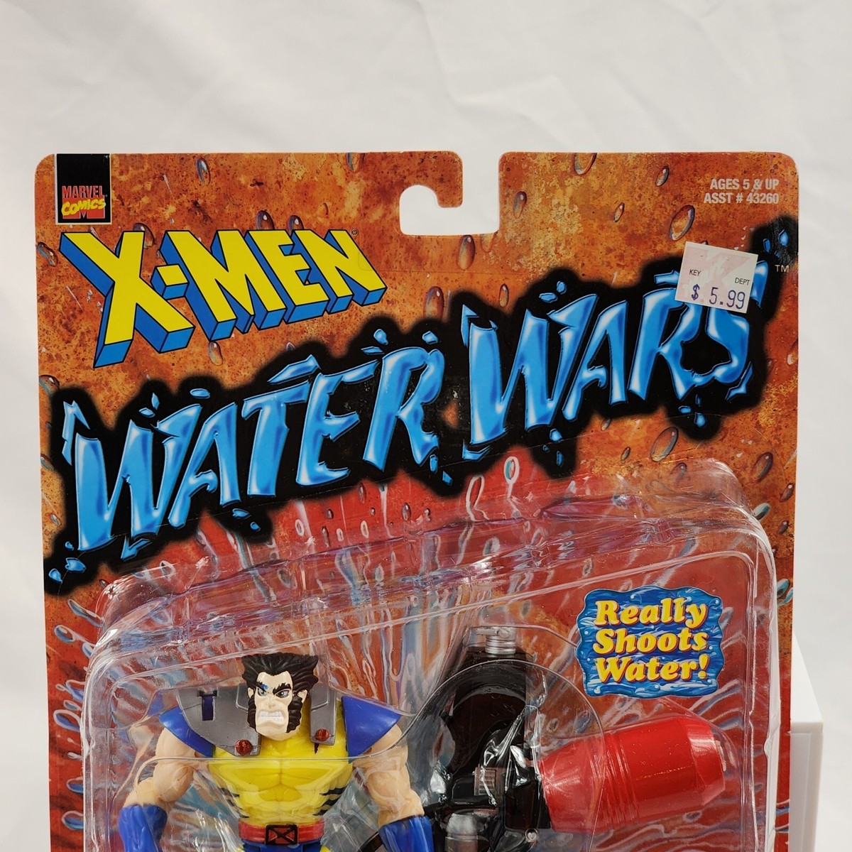X-MEN WATER WARS フィギュア 輸入品 未使用品 ToyBiz Marvel X-men 1997 Water Wars Hydro Blast Wolverine