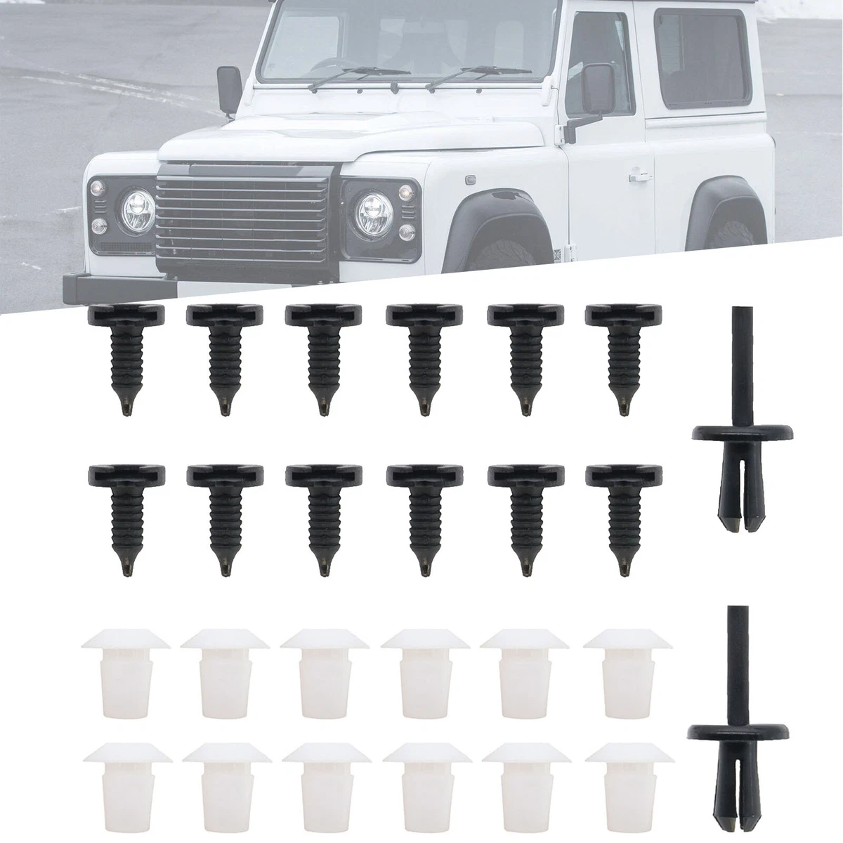 Land rover defender door card clips deals