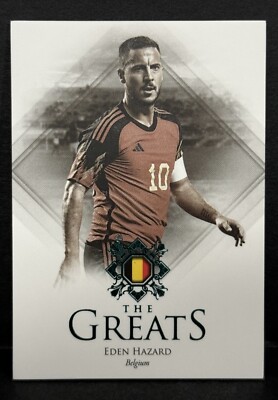 2024 Futera Unique World Football Belgium Eden Hazard The Greats