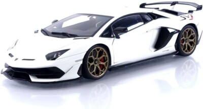 AUTOart 79217 1/18 Lamborghini Aventador SVJ Pearl White F/S New