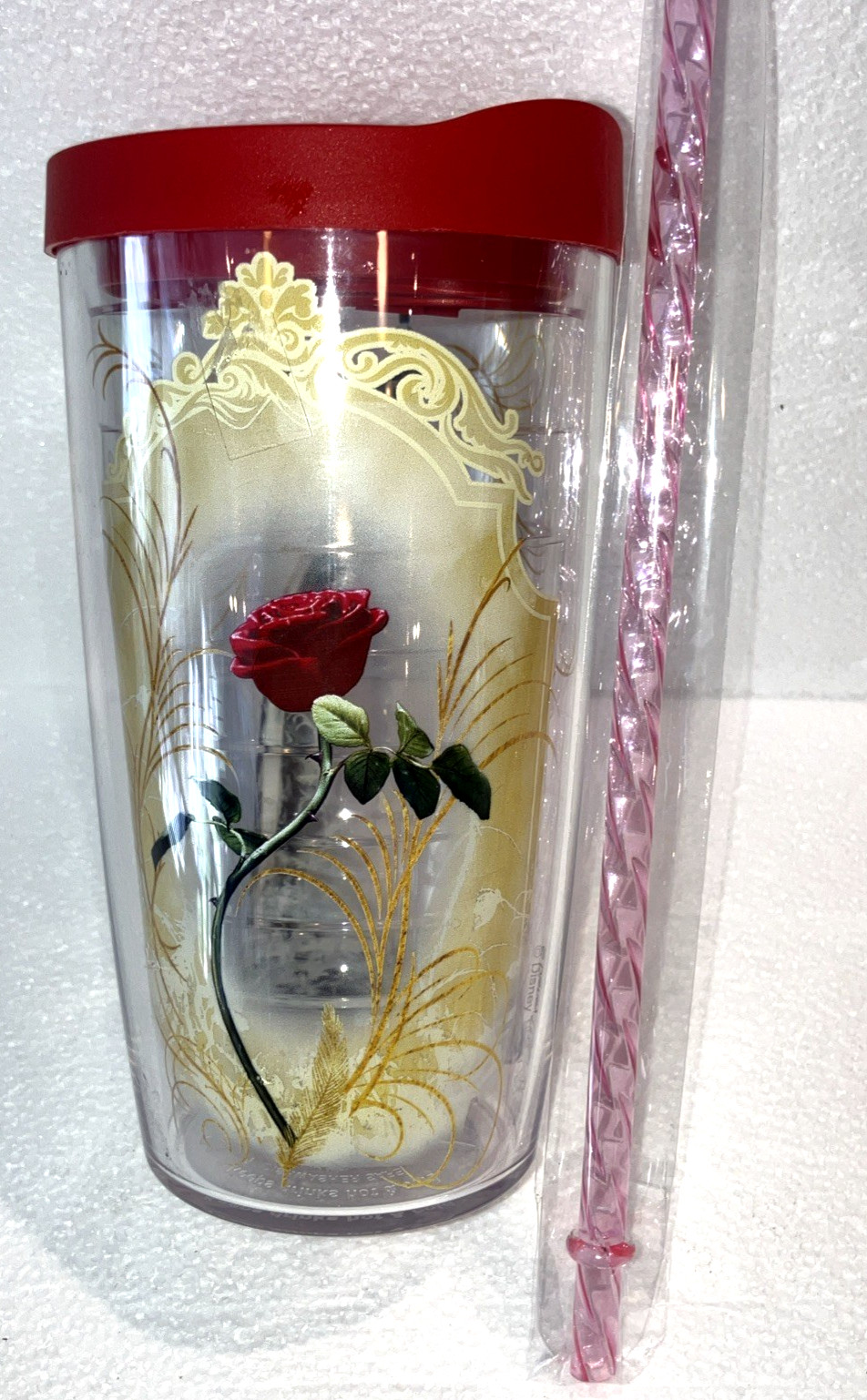 Tervis 16 Oz Tumbler Beauty And The Beast Enchanted Rose Dis