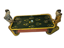 Ranger Steel Products 1930's Wind-Up Billiard Table with Two Pool Players