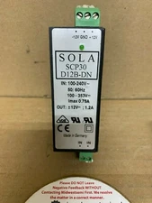 SOLA HD SCP30D12B-DN | SCP30D12BDN POWER SUPPLY 12VDC 1.2A FREESHIPSAMEDAY