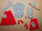 LOT  VINTAGE 65' BARBIE SKIPPER Doll Fashion DAY 1911 & FUN 1624 DAY AT THE FAIR