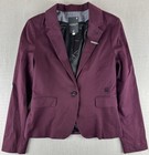 <!--F#f_0-->G-Star Raw Blazer Womens Size 40 Burgandy Correct Wolf Onymia Button Jacket<!--F/-->
