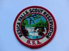 Unused Vintage Resica Falls Scout Reservation Pennsylvania Boy Scout BSA Patch