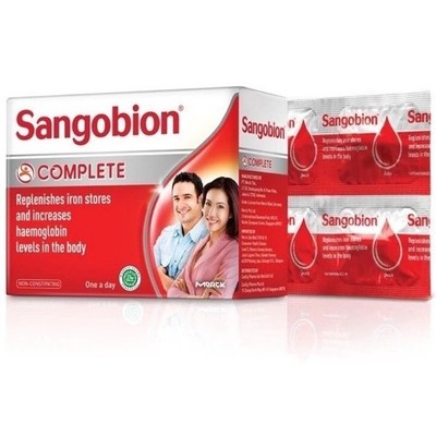 Sangobion 100 s   Fast-Acting Iron & Hemoglobin Support | Ship Fast
