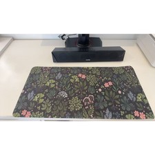 Botanical Wildflower Oversized Mouse Pad 23.6" X 11.5" Desk Mat Keyboard Decor