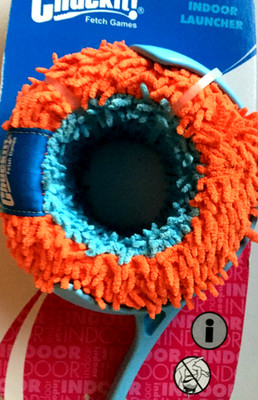 NEU Chuckit INDOOR Ball SCHLEUDER LAUNCHER RING Hundespielzeug flexibel CT1036