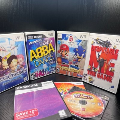 Nintendo Wii GameCube Mario Sonic ABBA Code Lyoko TESTED