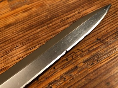 Vintage 80s 90s Swiss Army M1957 M57 Knife Bayonet, Scabbard