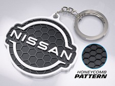 Nissan Schlüsselanhänger 3D Druck Honeycomb Design Geschenkidee