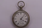 Antique Waltham Silveroid Pocket Watch Pre-Owned Doesn't Run (43-35a)