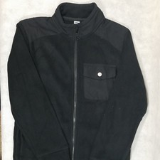 Old Navy Fleece Full Zip Jacket Black Boys Size XL X-Large 14-16 NEW