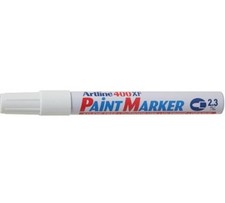 Paint Pen Permanent Artline 400XF Liquid Marker Waterproof White X 12