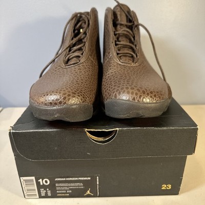 ローアンズ Nike Air Jordan Horizon Premium Croc Brown Mid-Top Sneaker 822333