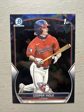 2023 Bowman Chrome Sapphire Cooper Ingle 1st SSP Black Refractor #7/10
