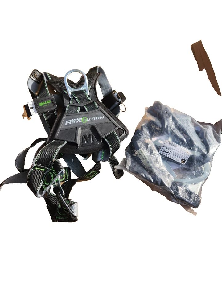 Arnés Miller Revolution con cordón Honeywell Quick Connect L,XL Foto 3 de 4