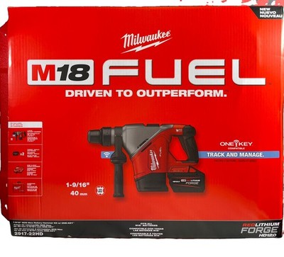 Milwaukee 2917-22HD M18 FUEL 1-9/16'' SDS Max Rotary Hammer Kit w/ ONE KEY