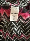 WOMEN'S JOE BOXER PINK BLACK WHITE GEO ZIGZAG ELASTICIZED CURLY SCARF ONE SZ FIT — photo 4