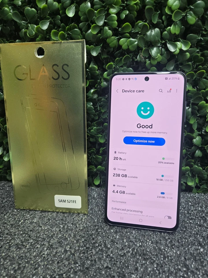 Samsung Galaxy S21 FE 5G – SM-G990U – 128GB – Graphite – Unlocked – - Image 2 of 4