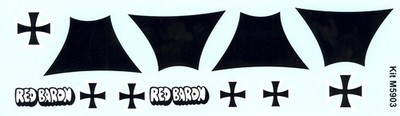 Starfighter Decals SNOOPY RED BARON FOKKER TRIPLANE Decal Set for Atlantis Kit