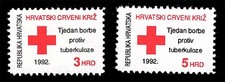 Republic of Croatia - 1992 RC Anti-TB Unissued 3 HRD Value, Spajić 17 var, MNH