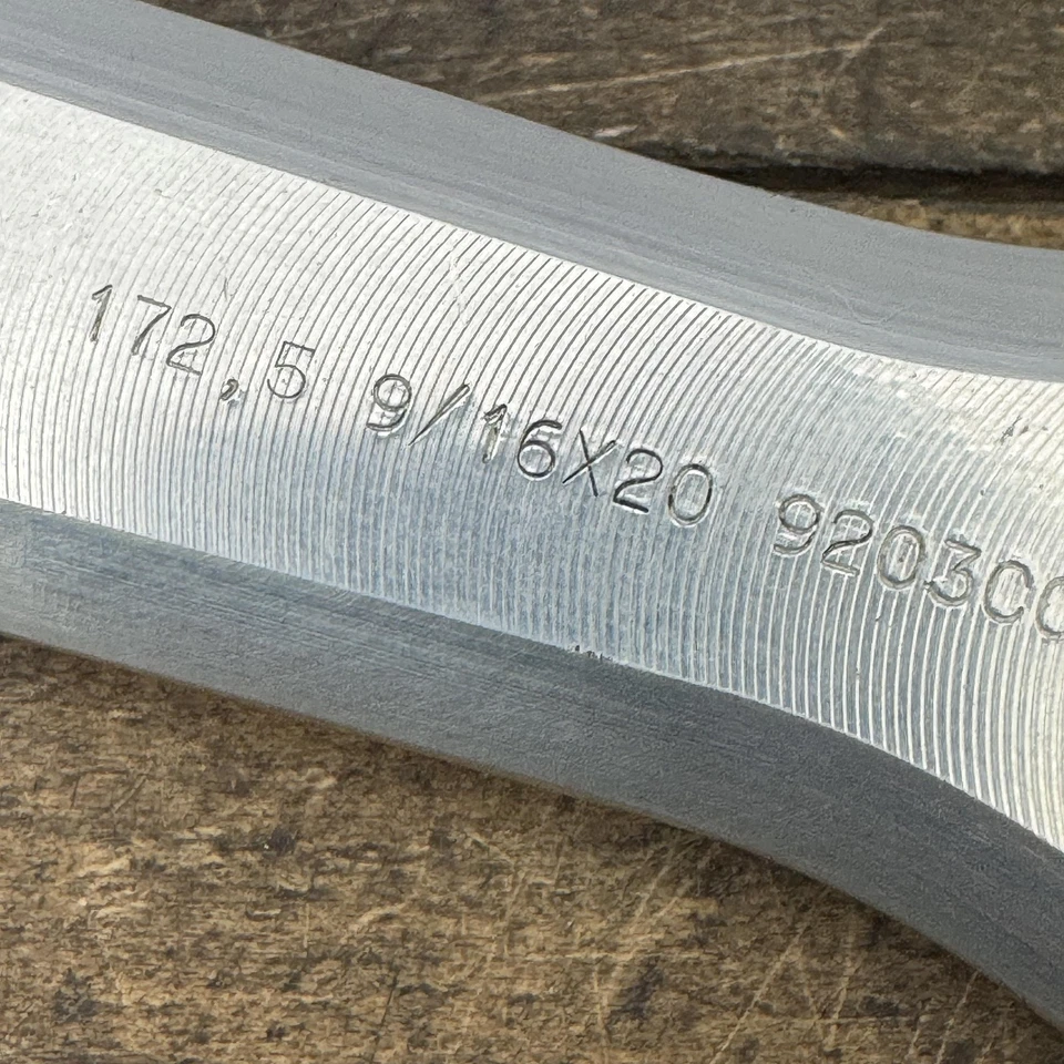 Juego de bielas vintage Mavic Star Fish 172,5 50/39T bielas cuadradas cónicas Francia Foto 4 de 4