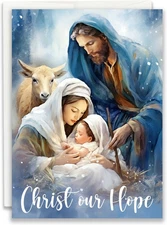 Christ Our Hope Religious Christmas Card - Pack of 24