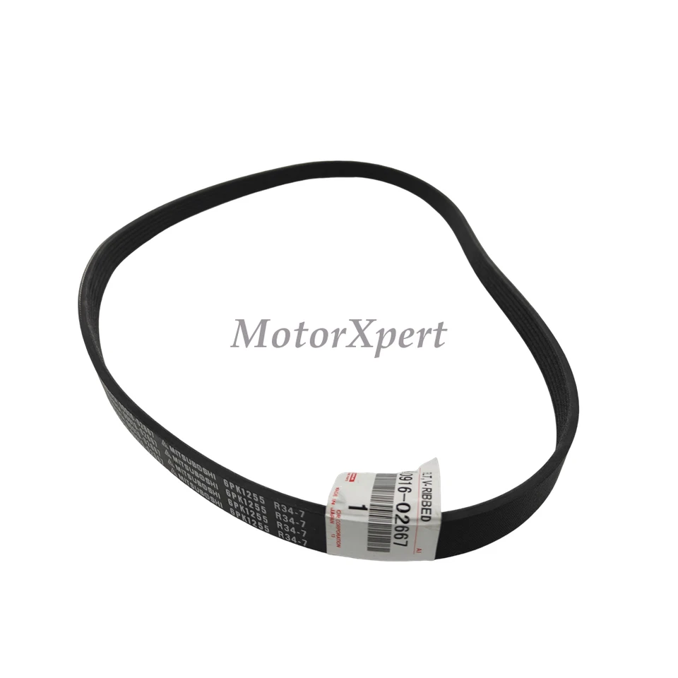 90916A2021 OEM MITSUBOSHI Multi V-Belt for 2022-2023 LEXUS NX350 RX350 2.5L - Image 2 of 4