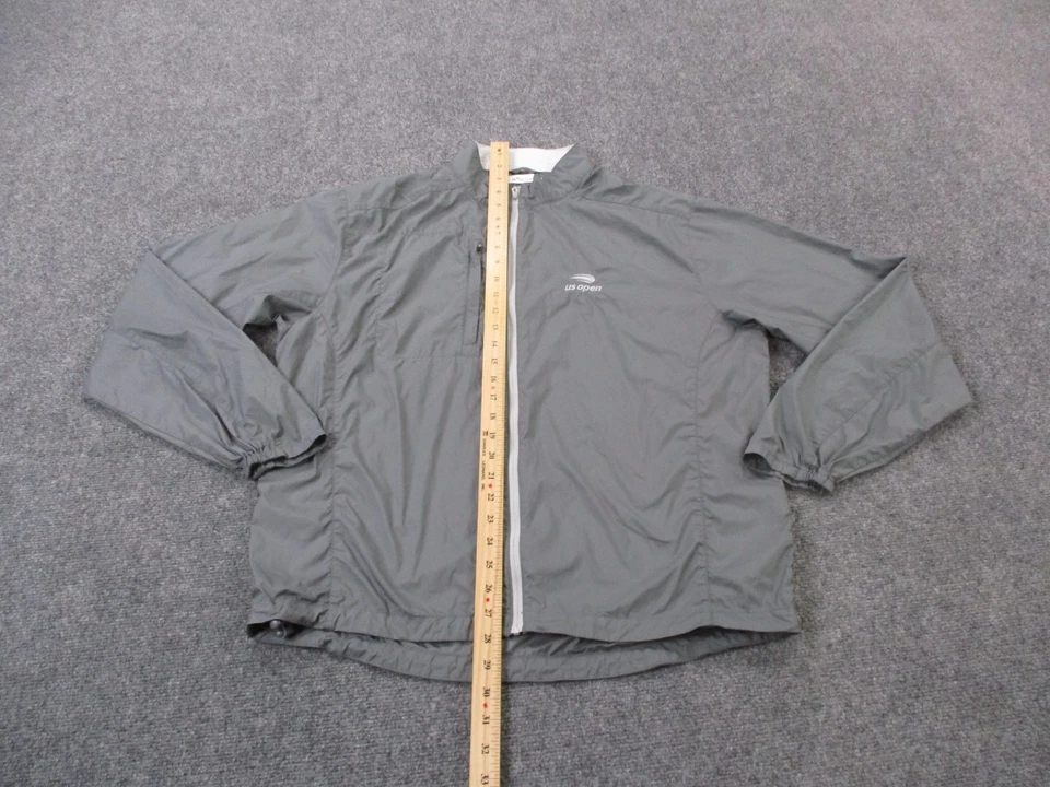 Chaqueta Peter Millar Para Hombres L Gris Rendimiento Suéter Golf Clásico Preppy Informal Foto 3 de 4