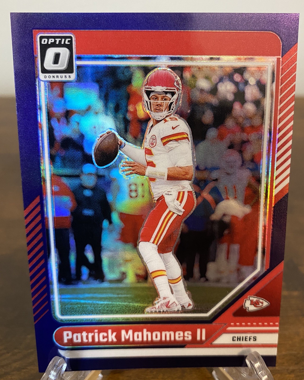 2024 Panini Donruss Optic - Patrick Mahomes II #94 Purple Prizm 20/60